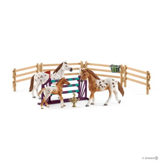 Schleich ZESTAW TRENINGOWY KONI APPALOOSA (Schleich 42433)