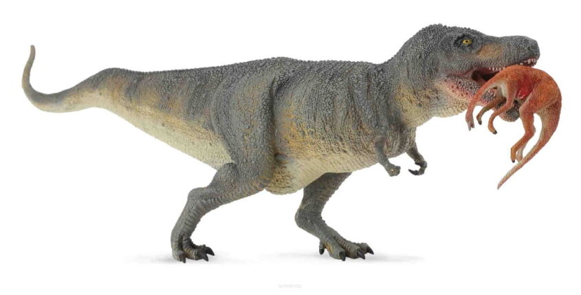 COLLECTA 88573 DINOZAUR TYRANOZAUR REX Z OFIARĄ XL