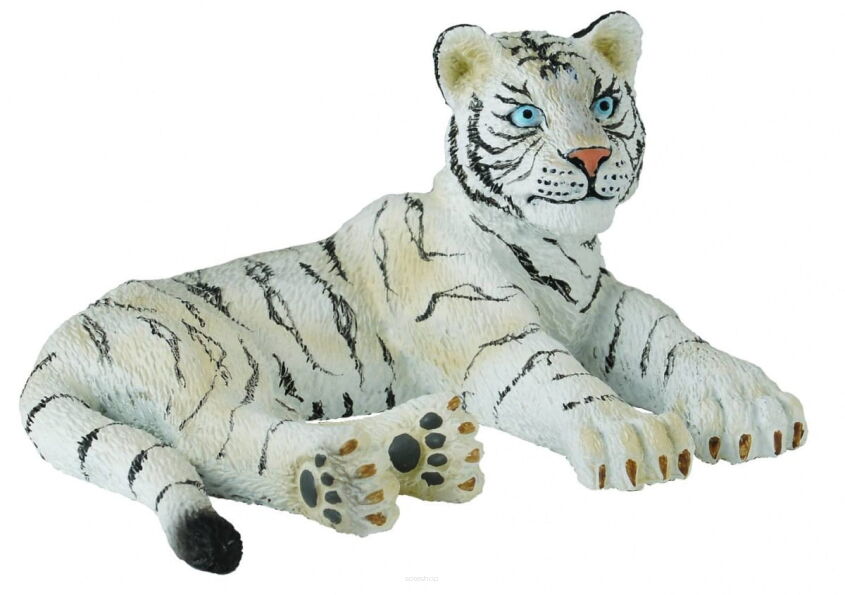 COLLECTA 88428 TYGRYS BIAŁY MŁODY LEŻĄCY M