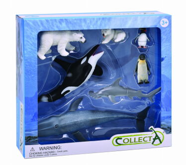 COLLECTA 84203 ZESTAW 7 ZWIERZĄT MORSKICH W OPAKOWANIU