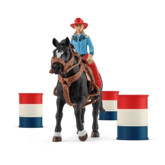 Schleich KOWBOJKA I WYŚCIG WOKÓŁ BECZEK Farm World (Schleich 42576)