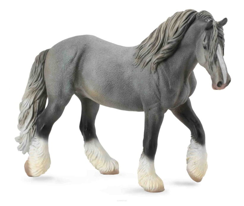 COLLECTA 88574 KLACZ RASY SHIRE SIWA XL / SHIRE HORSE MARE GREY