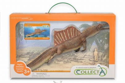 COLLECTA 84201 SPINOZAUR PŁYWAJĄCY  Z RUCHOMĄ SZCZĘKĄ SKALA 1:40 DELUXE W OPAKOWANIU