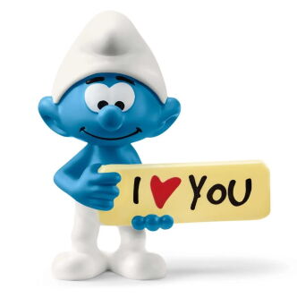 Schleich SMERF Z NAPISEM I LOVE YOU (Schleich 20823)
