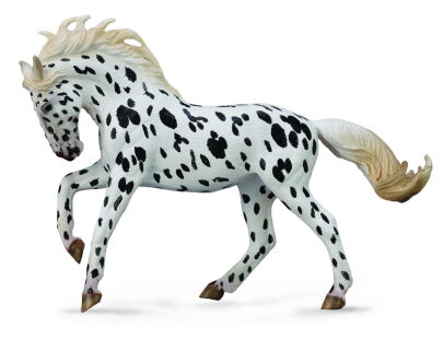 COLLECTA 88720 KOŃ KNABSTRUP KLACZ TARANTOWATA XL / KNABSTRUPPER MARE BLACK LEOPARD
