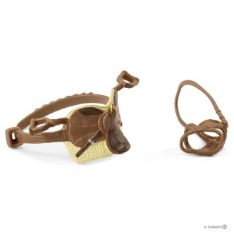Schleich SIODŁO I UZDA - SARAH I MYSTERY (Schleich 42492)