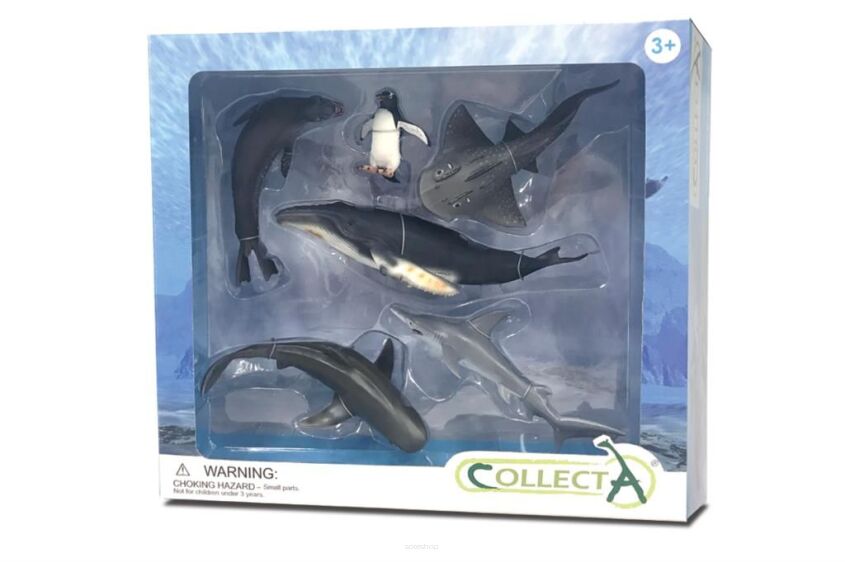 COLLECTA 84050 ZESTAW 6 ZWIERZĄT MORSKICH W OPAKOWANIU