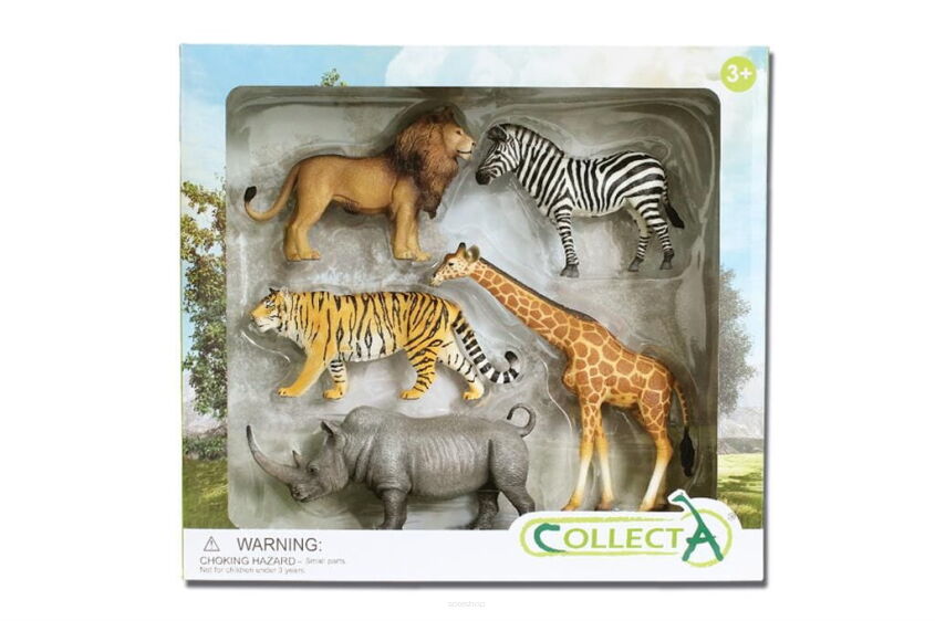 COLLECTA 84108 ZESTAW 5 DZIKICH ZWIERZĄT W OPAKOWANIU