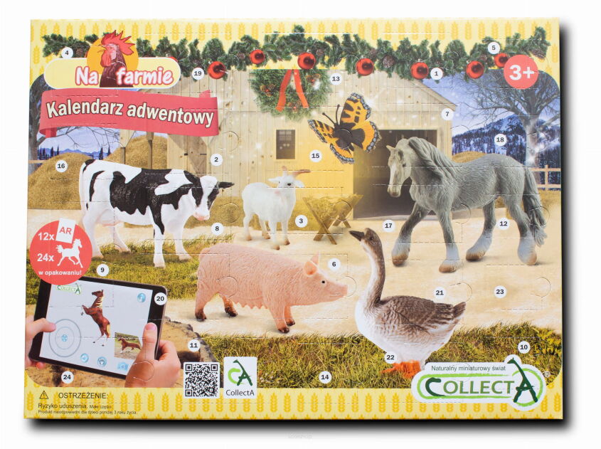 COLLECTA 84178 KALENDARZ ADWENTOWY KONIE FARMA / FARM & HORSE