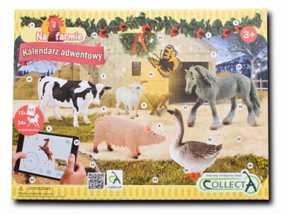 COLLECTA 84178 KALENDARZ ADWENTOWY KONIE FARMA / FARM & HORSE