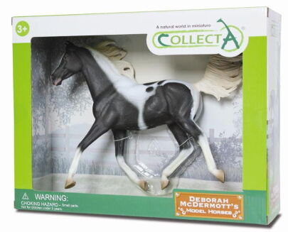 COLLECTA 89462 OGIER PÓŁKRWI ARABSKIEJ SROKATY PINTO 1:12 DELUXE  W OPAKOWANIU / HALF-ARABIAN STALLION PINTO