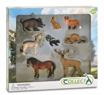 COLLECTA 84151 ZESTAW 8 ZWIERZĄT LEŚNYCH  W OPAKOWANIU