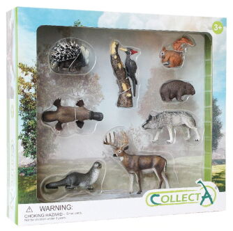 COLLECTA 84168 ZESTAW 8 LEŚNYCH ZWIERZĄT W OPAKOWANIU