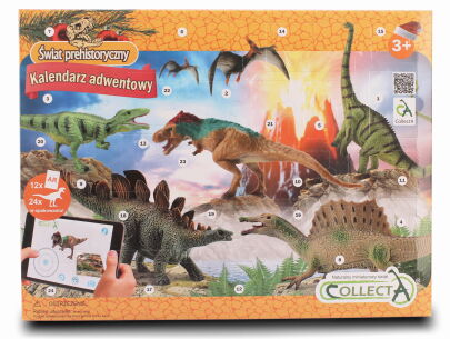 COLLECTA 84177 KALENDARZ ADWENTOWY DINOZAURY / PREHISTORIC ADVENT CALENDAR