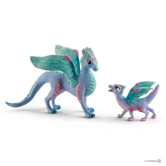 Schleich  KWIECISTY SMOKI, MAMA I DZIECKO 20' Bayala (Schleich 70592)