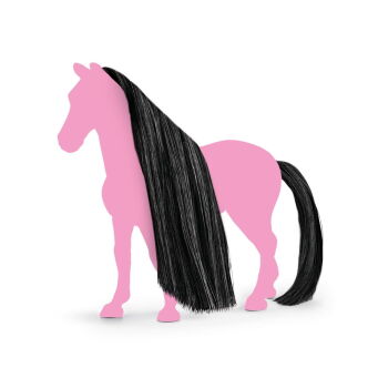 Schleich WŁOSY DLA KONI Z LINII BEAUTY HORSES, CZARNE Horse Club Sofia's Beauties (Schleich 42649)