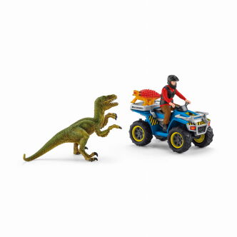 Schleich  UCIECZKA QUADEM PRZED WELOCIRAPTOREM (Schleich 41466)
