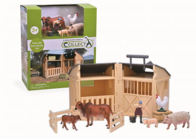 COLLECTA 84150 ZESTAW Z FARMEREM I STODOŁĄ