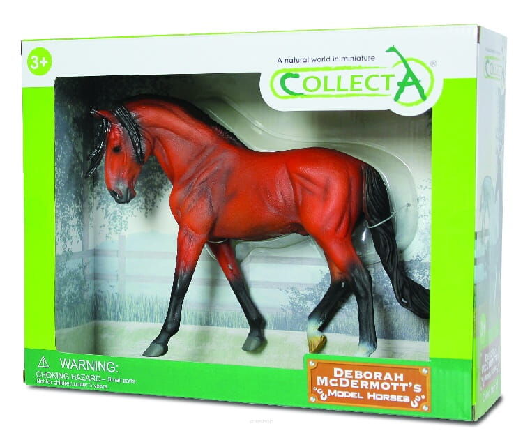 COLLECTA 89554 KOŃ ANDALUZYJSKI GNIADY DELUXE 1:12 W OPAKOWANIU / ANDALUSIAN STALLION BAY