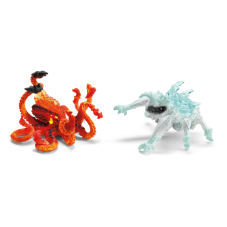 Schleich LODOWY ROBAL VS. OGNISTY KRAKEN Eldrador Creature (Schleich 70826)
