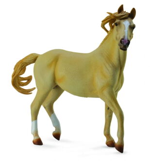 COLLECTA 88714 OGIER MUSTANG PALOMINO DE LUXE 1:12 /  MUSTANG STALLION LIGHT PALOMINO