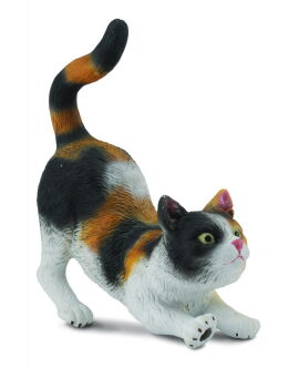 COLLECTA 88491 KOT DOMOWY TRICOLOR PRZECIĄGAJĄCY SIĘ S