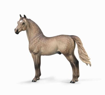 COLLECTA 88979 KOŃ MORGAN OGIER SREBRNOMYSZATY XL / MORGAN STALLION SILVER GRULLA