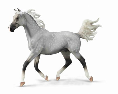 COLLECTA 88959 KOŃ PÓŁ-ARABSKI SIWY DELUXE SKALA 1:12