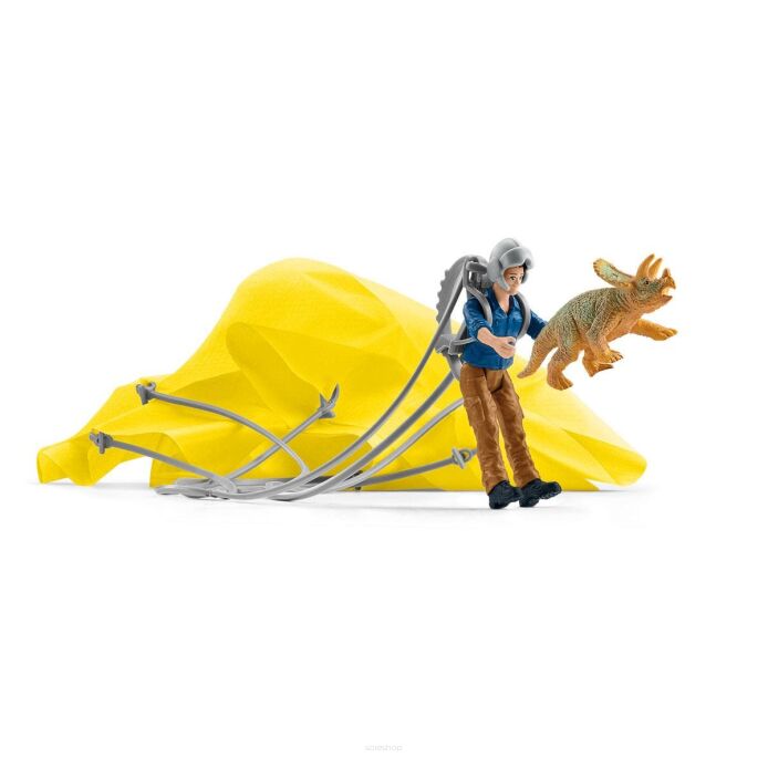 Schleich EKIPA RATOWNIKÓW ZE SPADOCHRONAMI Dinosaurs (Schleich 41471)
