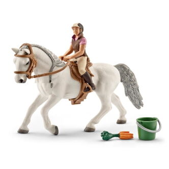 Schleich 41433 JEŹDZIEC POKAZOWY Z KLACZĄ LIPIZZANER