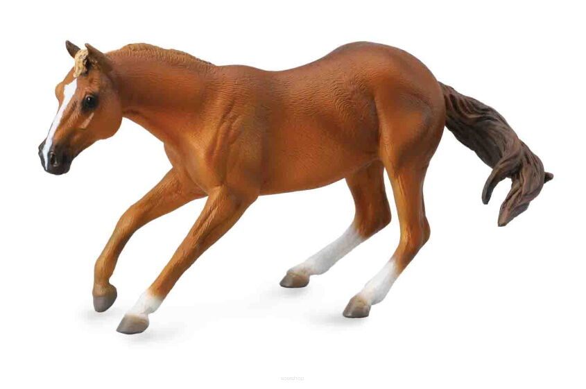 COLLECTA 88585 KOŃ RASY QUARTER HORSE OGIER KASZTANOWATY XL / QUARTER HORSE STALLION SORREL