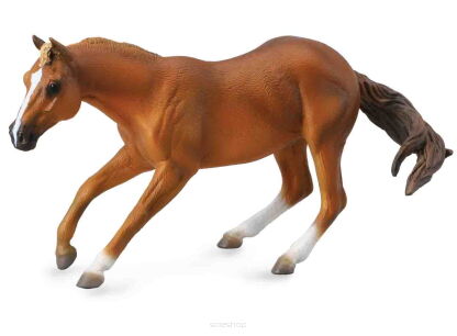 COLLECTA 88585 KOŃ RASY QUARTER HORSE OGIER KASZTANOWATY XL / QUARTER HORSE STALLION SORREL