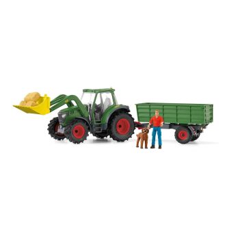 Schleich TRAKTOR Z PRZYCZEPĄ Farm World (Schleich 42608)