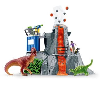 Schleich  DUŻA EKSPEDYCJA NA WULKAN Dinosaurs (Schleich 42564)