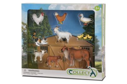 COLLECTA 84049 ZESTAW 9 ZWIERZĄT Z FARMY W OPAKOWANIU
