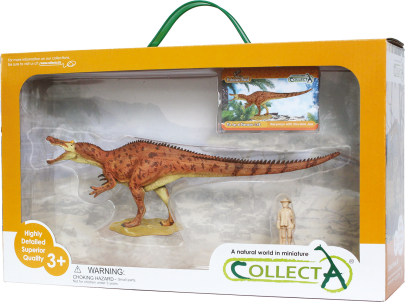 COLLECTA 84129 BARIONYKS Z RUCHOMĄ SZCZĘKĄ SKALA 1:40 DELUXE W OPAKOWANIU