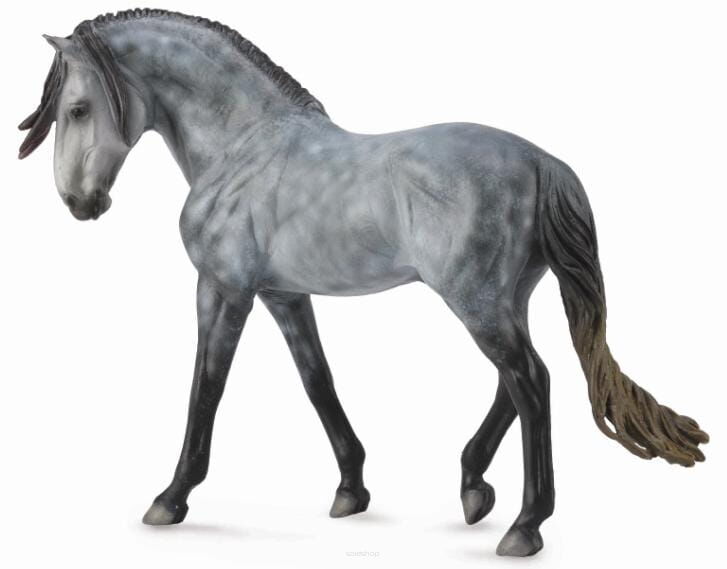 COLLECTA 88631 OGIER ANDALUZYJSKI SIWY DE LUXE 1:12 /  ANDALUSIAN STALLION DARK DEPPLE GREY