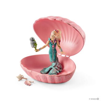 Schleich SYRENA Z MAŁĄ FOKĄ W MUSZLI (Schleich 70564)