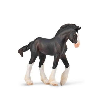 COLLECTA 88982 KOŃ CLYDESDALE ŻREBIĘ KARE M / CLYDESDALE FOAL BLACK