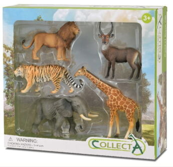 COLLECTA 89992 ZWIERZĘTA Z SAFARI 5 SZTUK WINDOWBOX
