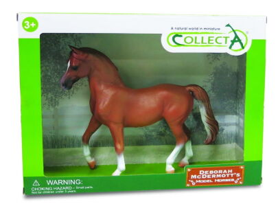 COLLECTA 89884 KLACZ CZYSTEJ KRWI ARABSKIEJ KASZTANOWATA DELUXE SKALA 1:12 W OPAKOWANIU / ARABIAN MARE CHESTNUT