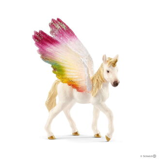 Schleich SKRZYDLATY TĘCZOWY JEDNOROŻEC ŹREBIĘ (Schleich 70577)
