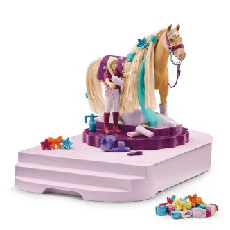 Schleich STANOWISKO DO PIELĘGNACJI KONI Sofia's Beauties Horse Club (Schleich 42617)