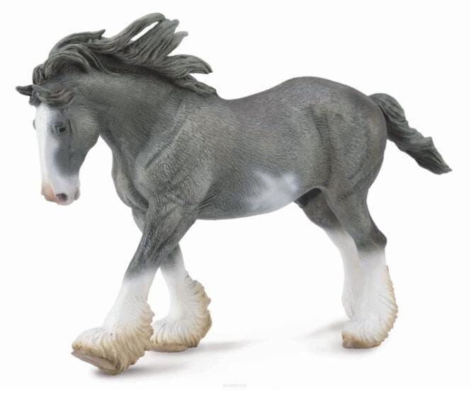COLLECTA 88620 OGIER CLYDESDALE KARODERESZOWATY SABINO XL / CLYDESDALE STALLION BLACK SABINO ROAN